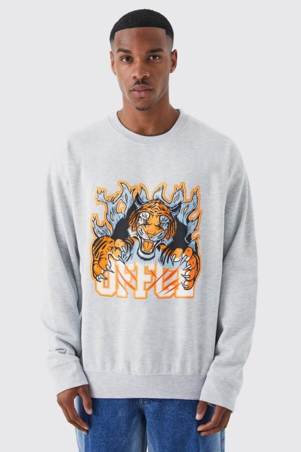 OFFCL GRAPHIC TIGER SWEATSHIRT