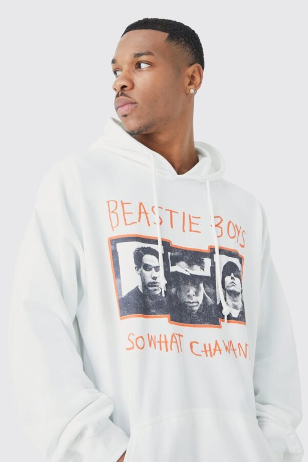 OVERSIZED BEASTIE BOYS LICENSE HOODIE