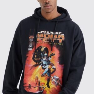 OVERSIZED BOBA FETT LICENSE HOODIE