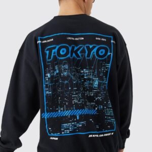 TOKYO CITY GRAPHIC SWEATSHIRT